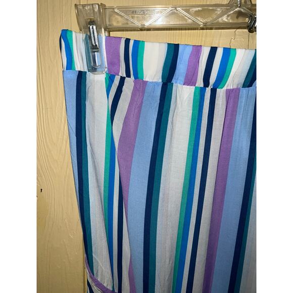 Swimsuits for All Swim Cover Up Maxi Dress Womens Large Riley Beach Striped - Picture 10 of 12
